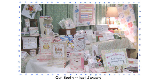 Our booth - last January