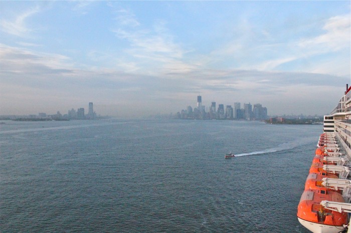 Leaving New York Harbor