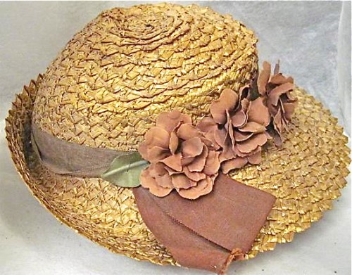 flowery hat