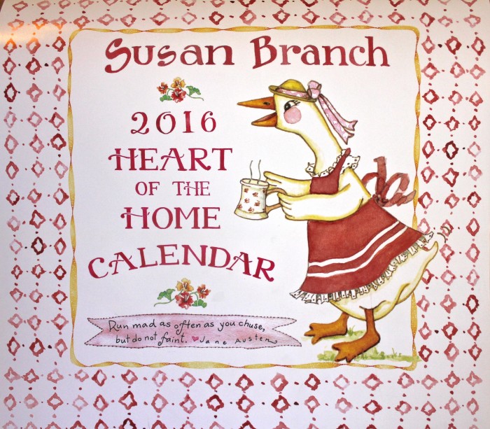 susan branch 2016 wall calendar