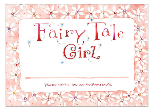 Fairy Tale Girl Name Tag for book signings