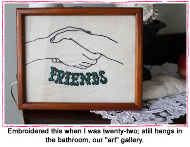 friendship embroidery